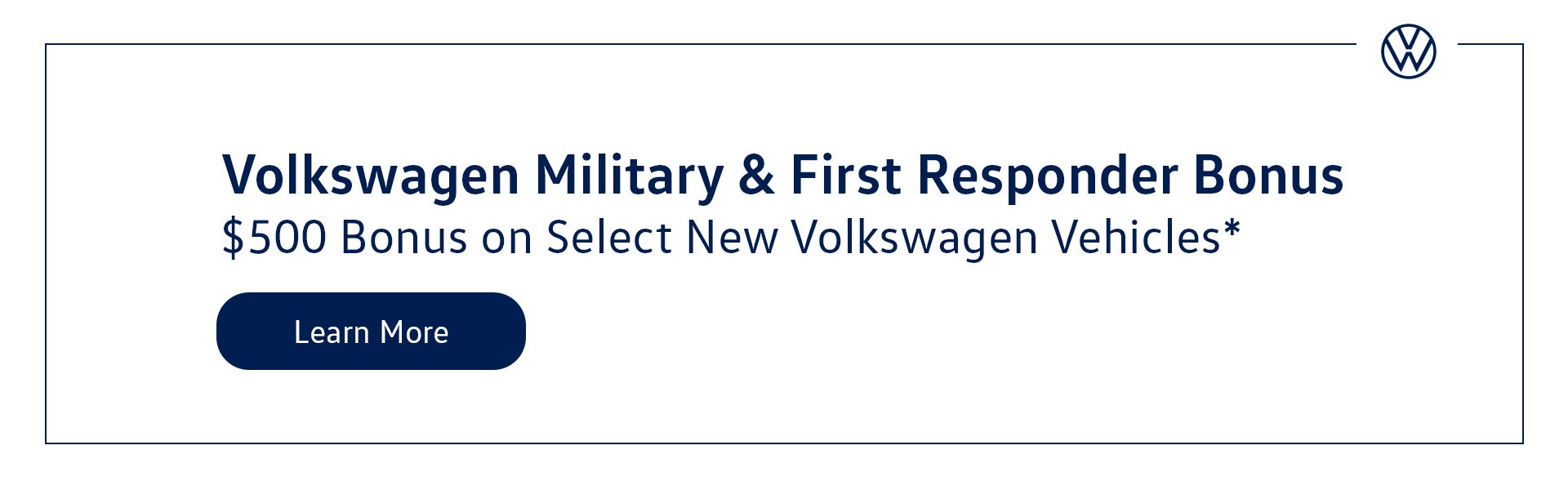 VW Military Bonus